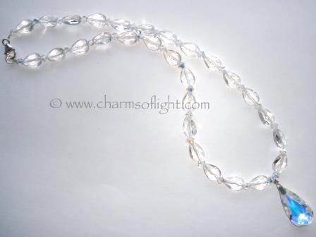 Clear Quartz & Swarovski Crystal Necklace